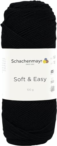 Schachenmayr Soft & Easy 9807353-00099 schwarz Handstrickgarn