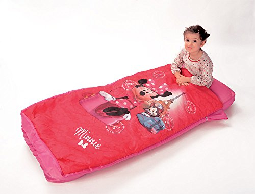 Fun House 712821MINNIE Lit Gonflable avec Duvet et Pompe Fournie, Rose