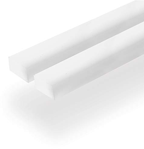 Barra per seghe da tavolo da 91 cm, strisce UHMW di alta qualità, realizzate negli Stati Uniti, barre per mitra da 1,9 x 0,95 cm, per kit di seghe da tavolo, banco router e seghe a nastro, diapositive