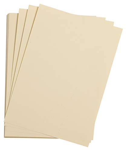 Clairefontaine 90782C – ett paket teckenpapper Etival Color 25 ark 29, 7 x 42 cm, 160 g, elfenben färger