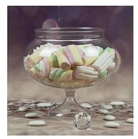 Bigiemme Contenitore Plastica Coppa Trasparente D 15 Cm