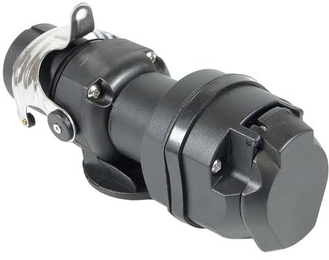 Convertidor de Tensión 7P 12V a 15P 24V | Adaptador para Remolque 7P/12V ISO1724 a Vehículo 15P/24V ISO12098 | Conexión Segura y Resistente