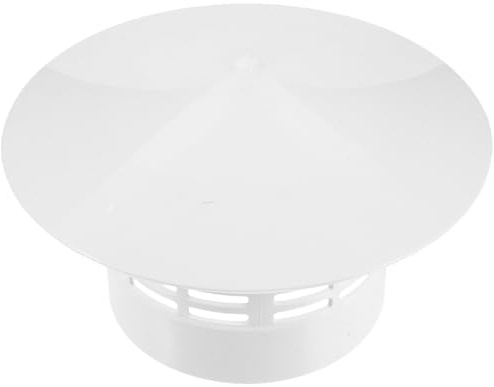 BESPORTBLE Copertura Antipioggia Per Ventilazione Tetto in Pvc Cappuccio Antivento a Forma Di Cupola Resistente Intemperie e Facile Installazione Per Comignoli e Sfiati Esterni