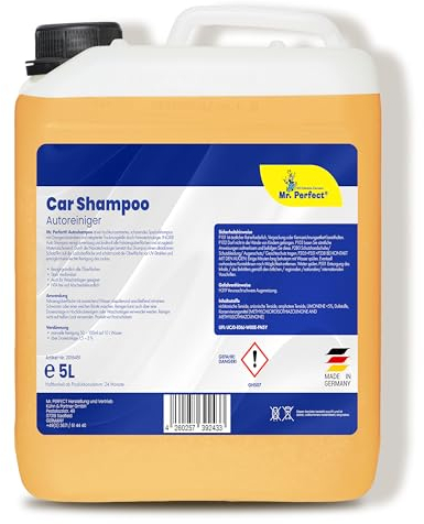 Mr. Perfect® Car Shampoo Concentrate, 5L - Shampoing pour voiture avec effet déperlant