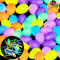 JOYIN 72 Ostern Leuchtende Eier MIT 72 Mini-Leuchtstäben (insgesamt 144 PCs) für Kinderglow-in-The-Dark-Osterkorb füller füller Gegenk, Ostereier Jagen Spielparty fasst Dekorationden Zubehör.