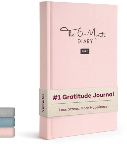 Das 6-Minuten-Tagebuch PUR (deuxième version) Journal intime en 6 minutes, mélange de carnet et journal intime | 6 minutes pour plus de réussite, d’épanouissement, de sérénité, et de respect