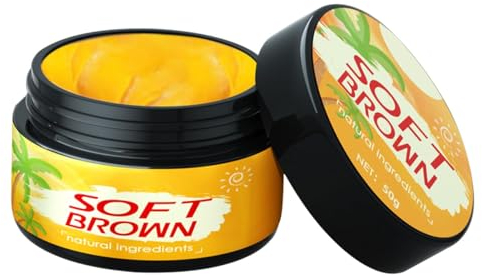 Solarium Bräunungsbeschleuniger,Braun Bräunungscreme,Selbstbräuner Bräunungslotion für eine Natürliche und Fleckenfreie Bräune,Zieht Schnell ein und Fettet Nicht