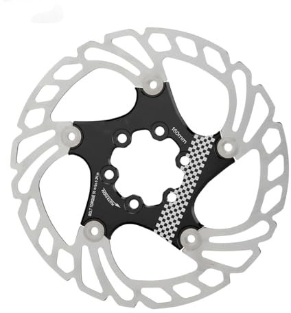 HOUSON bicycle brake disc, bicycle cooling brake disc with 6 screws MTB discs floating brake for road bike mountain bike MTB BMX city bike 160mm
