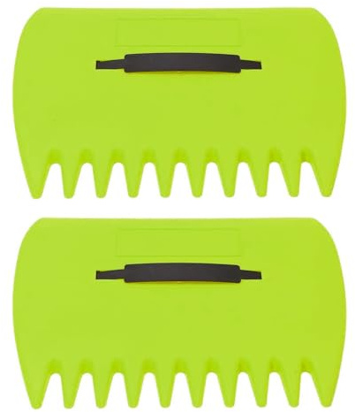 OPPWONG Rastrello a Foglia, Rastrello a Mano Grabber a Mano con a in Plastica 2 Pezzi Foglie Cadute Rami Morti Artiglio per Giardino Prato