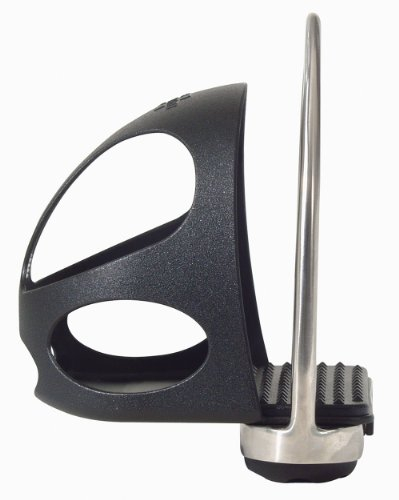 Sicherheits-Steigbügeleinlagen, schwarz Pony