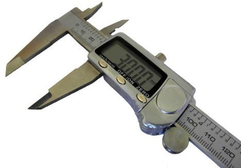 8 / 200mm Digital Vernier Calipers All Stainless Steel (Large Display) CE
