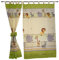 TupTam Tende con Bracciali per Camerette per Bambini 2 pz, Imagine Verde, c. 155x95 cm