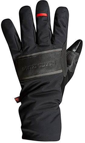 PEARL IZUMI Men's Gel Gloves, Insulated Cycling Glove, AmFIB, Ax Suede Laredo Palm, Touchscreen Compatibility, Black, X-Large