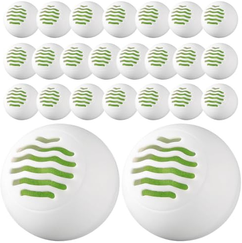 FRCOLOR 24 Palline Deodoranti per Scarpe da Ginnastica e Scarpiera, Profumate e Rinfrescanti, Adatte per Scarpe Sportive, Armadi e Borse Palestra, per Eliminare Odori Sgradevoli