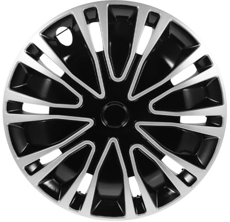 ULDIGI Tapacubos de Acero para Llantas de 14 Pulgadas Protección contra Polvo y Agua, Cubierta Decorativa para Coches, Instalación Sencilla y Mantenimiento Fácil