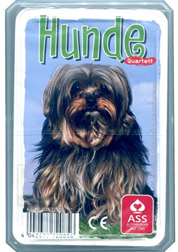 ASS Altenburger 22572085 - Quartett Hunde, Kartenspiel