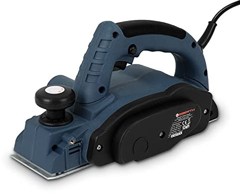 EBERTH cepillo eléctrico para madera con 900 vatios y 2,6 mm de profundidad de corte, 82 mm de anchura de cepillado, cepillo que incluye ope paralelo y de profundidad, con bloqueo de conexión