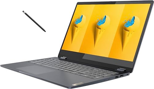 Lenovo Flex 3i Chromebook Laptop mit 39,6 cm (15,6 Zoll) FHD-Touchscreen, Intel Celeron N4500 Prozessor, Intel UHD-Grafik, 4 GB RAM, 64 GB PCIe SSD, Chrome OS, Blau, mit 5av Stylus