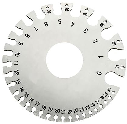 OSALADI Cavi Elettrici Misuratore Di Spessore Cavi Cavo Strumento Misura Diametro Righello Spessore Filo Misura Diametro Raccolto Proprio
