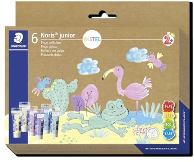 STAEDTLER 8816P C6 ST Fingermalfarben, Pastellfarben, Standard