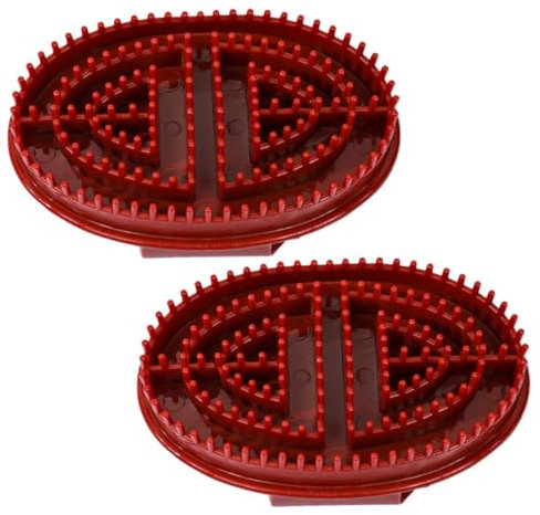 Healeved 2pezzi Spazzola Massaggiante Corpo Per Massaggio Totale Con Testa Ergonomica Lenisce Dolori Muscolari e Stimola Punti Di Agopressione Leggera e Portatile Per Viaggi