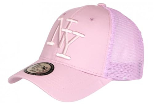Hip Hop Honour NY-Cap mit Netz, Violett, Pastell, Trucker, Baseball, Klasse Gybz, Einheitsgröße, Farbe: Violett, Unisex, violett, Einheitsgröße