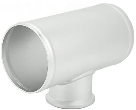 Tbest Brida de Banda en V Universal de 50 Mm Aluminio de Alta Resistencia Plata Tubo de 3 Pulgadas OD Sujeción Segura para Todas las Válvulas de Soplado Durable A Prueba de Herrumbre