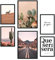 Nacnic - Conjunto 6 Pósters Fotografías Desierto Mexico - Impresión Arte Mural - Cuadros Decorativos Salón Dormitorio Habitacion - A3 y A4. Sin marco