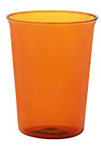 KINTO CAST Amber 21455 Glass, 11.8 fl oz (350 ml), Heat-Resistant Glass, Microwave and Dishwasher Safe