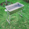 Edelstahgrill Angler Picknick Grill mit klappbaren Beinen Campinggrill Schaschlikgrill Holzkohlegrill Mangal рыбацкий мангал гриль Шашлычница Edelstahl V2A (60x30cm)