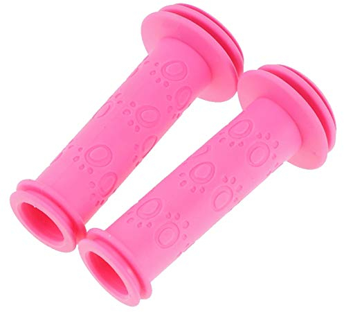 Rutschfester Fahrradgriff Kinderfahrradgriff Lenker Abdeckung for Kinder Radfahren Anti-Rutsch-Soft-Grip Lenkerschutz Rosenrot