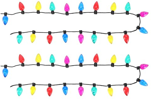 VGOL 2 st mini dockhus tillbehör dockhus möbler lampa miniatyr tomte tillbehör 1/12 färgad ljusslinga miniatyr hus ljus dekor 24 cm