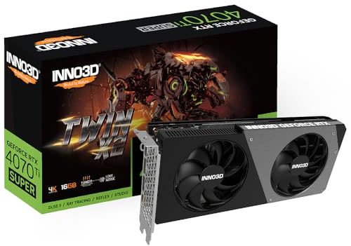 Inno 3D GEFORCE RTX 4070 Ti SUPER TWIN X2 NVIDIA 16 GB GDDR6X