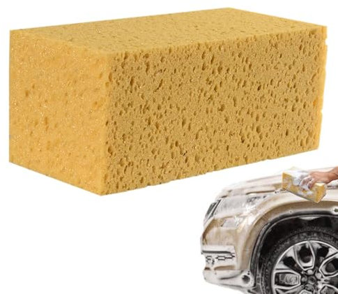 Esponja de lavado de coches, esponjas para lavar coches - extra grande - esponja de lavado de coches, grandes esponjas multiuso para limpiar, esponjas para vajilla, azulejos, bicicleta, barco, fácil