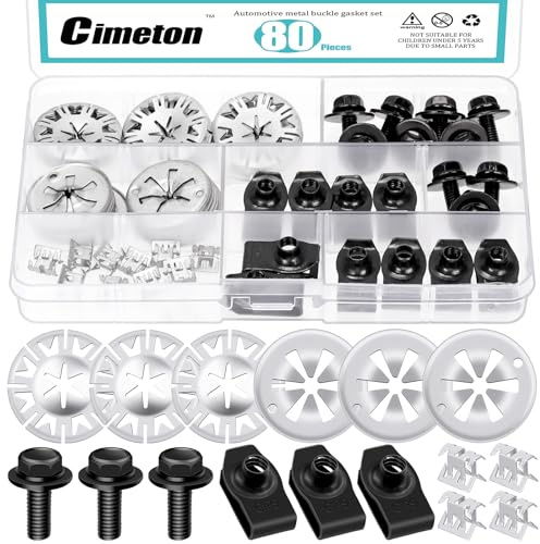 Cimeton 70 st 29,6 mm 31 mm bil värmeplatta clips avgasrör värmesköld klämma med brandvägg tvättmaskin undergolv värmesköld fästare
