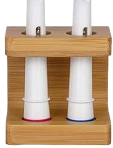 Soporte De Madera para Cepillos De Dientes, Soporte para Cabezal De Cepillo De Dientes Eléctrico, Soporte Independiente para Cepillos De Dientes De Bambú, Organizador De Cepillos De Dientes