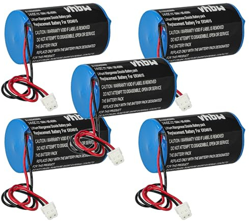 vhbw 5X Batterie Ersatz für Eve ER34615-GL101 für Alarmanlage, Alarmsystem, Funk-Außensirenen (19000 mAh, 3,6 V, Li-MnO2)