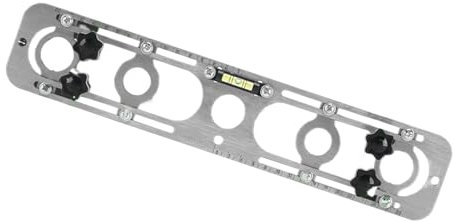 Generisch Heiß- und Kaltwasserrohr Nivelliergerät | Heißwasserrohr Wasserhahn Nivellierer - Verstellbare Halterung, Edelstahl Design & Garagenzubehör