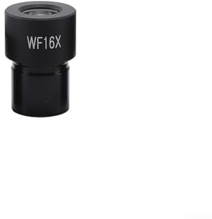 Oculaire de microscope, construction en métal à large champ de 23,2 mm, grossissement 5 x – 25 x pour utilisation en laboratoire et éducation (WF16X)