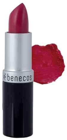 Benecos - natural beauty 90702 - lápiz labial - brillante - con aceite de jojoba orgánico y cera de abejas orgánica - rosa rosa