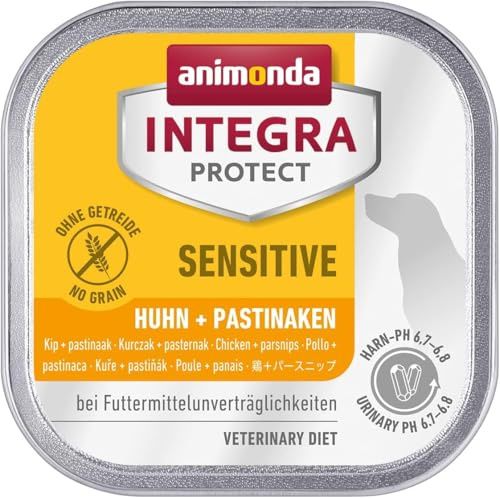 animonda INTEGRA PROTECT Sensitive Nourriture Humide pour Chiens allergiques au Poulet et panais (11 x 150 g)