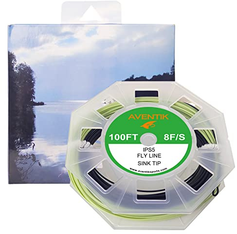 Aventik Sinking Tip & Diving Head Fly Line IPS3/IPS5 WF4-WF8 100FT