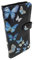 Shag Wear Schmetterlinge Geldbörse für Damen, schwarz, Large, Modern