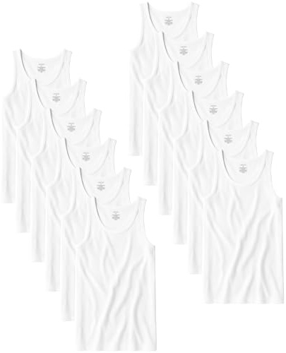 Andrew Scott Men's A Shirts | Cotton Tank Top Athletic Undershirts | Multi Packs & Colors