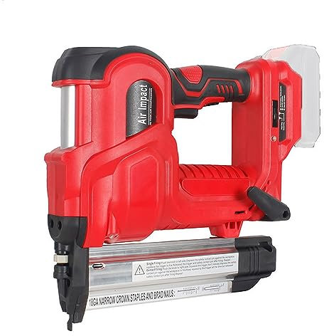 Grapadora eléctrica para clavar Hine, grapadora eléctrica inalámbrica con 200 clavos de 32 mm y 200 clavos de 50 mm, compatible con batería de litio Makita