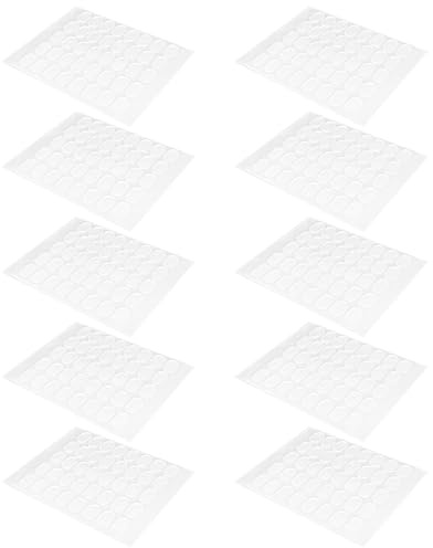 AYVRUOP Masilla de Pegamento de Gel Extraíble Transparente,400pcs Masilla Adhesiva de Montaje,Extraíble Doble Cara Puntos Adhesivos Masilla para Colgar en la Pared Póster Imágenes Manualidades