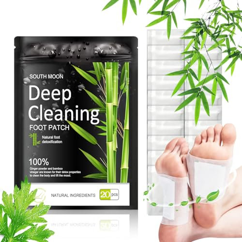 20 Pezzi Cerotti Detox Piedi Cerotti Detox Giapponesi con Ingredienti Tradizionali Naturali Autoadesivi per il Piedi per Rimuovere L'Umidità Eliminare Le Tossine E Aiuto Sonno Aumentare il Metabolismo