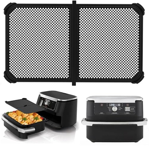FINEVERNEK Protector Contra Salpicaduras para Ninja Foodi Flexdrawer Af500eu 10,4 L,Reutilizable, Silicona, Accesorio para Freidora de Aire Caliente，Accesorios Para Ninja Flex Drawer