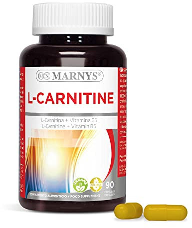 MARNYS L-Carnitina + Vitamina B5 90 Cápsulas vegetales