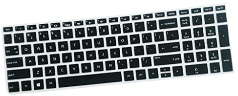 Cubierta De La Piel del Teclado De Escritorio De Silicona para HP 15.6 Pulgadas BF Portátil - Negro